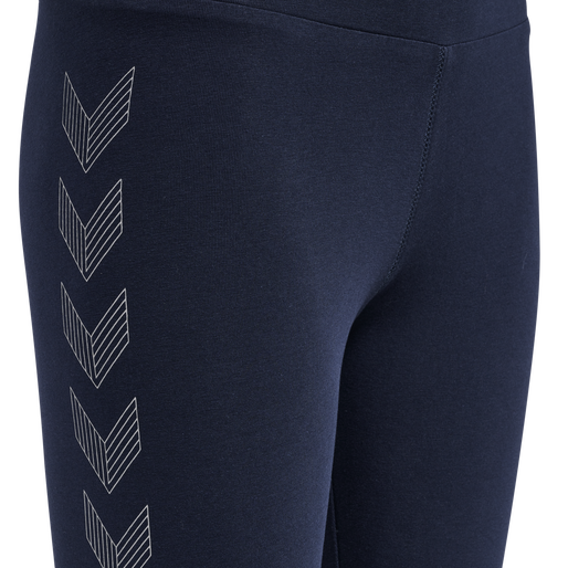 Hummel MOVE Grid Cotton Tights Kids – Marine - Billede 4