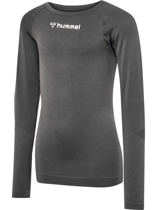 Langærmet baselayer grå børn