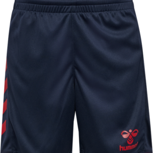 Image of Hummel Core 2.0 Shorts Kids - Mørk Blå/Rød