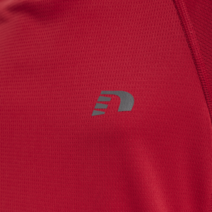 Image of Newline Kids Core Running T‑Shirt – Tango Red kortærmet trænings‑T‑shirt til børn