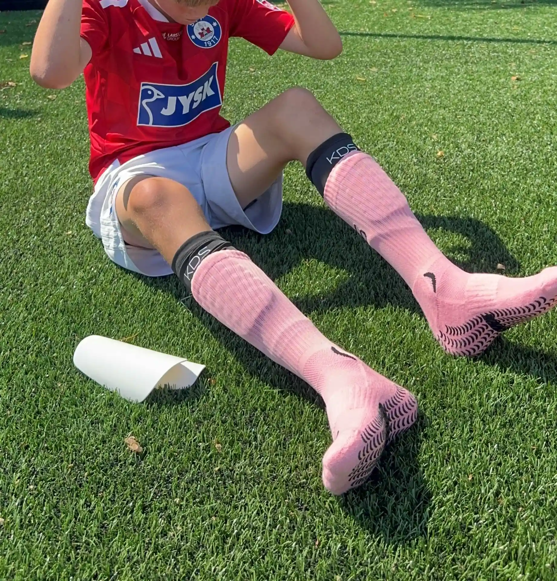 KDS Grip socks lyserød