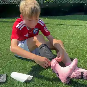 KDS Grip socks lyserød