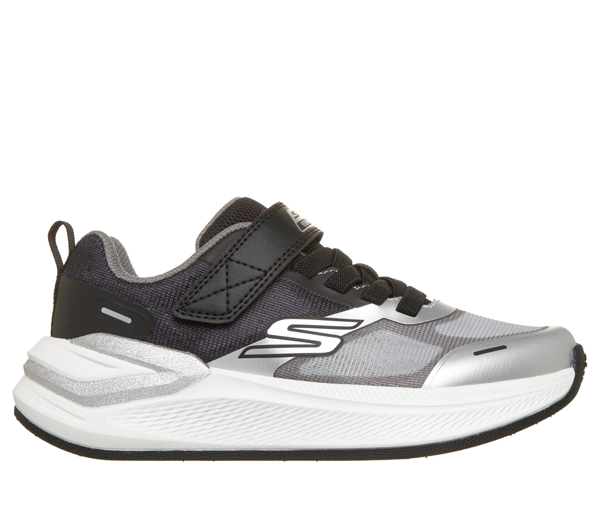 Skechers GO RUN Consistent Pro – Strike Run – Sølv/Sort